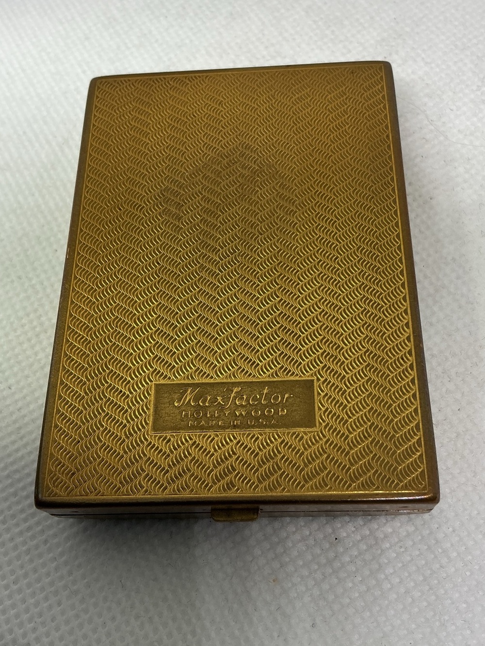 Vintage Max Factor Hollywood Art Deco Powder & Rouge Compact - Picture 2 of 11